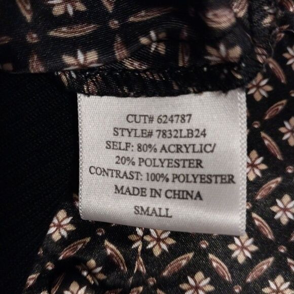 Heart Soul Women's Top Sz S Dark Academia Whimsigoth Preppy Maximalist Whimsy - Picture 7 of 8